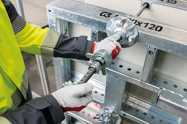 Einseitiges Ankern / Optional single-sided tying